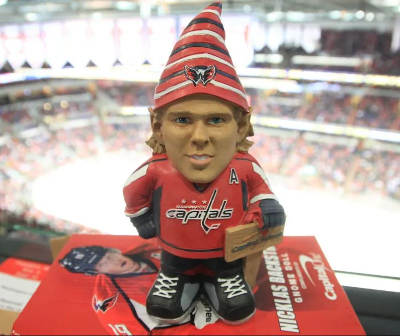 Nicklas Backstrom (Garden Gnome) bobblehead