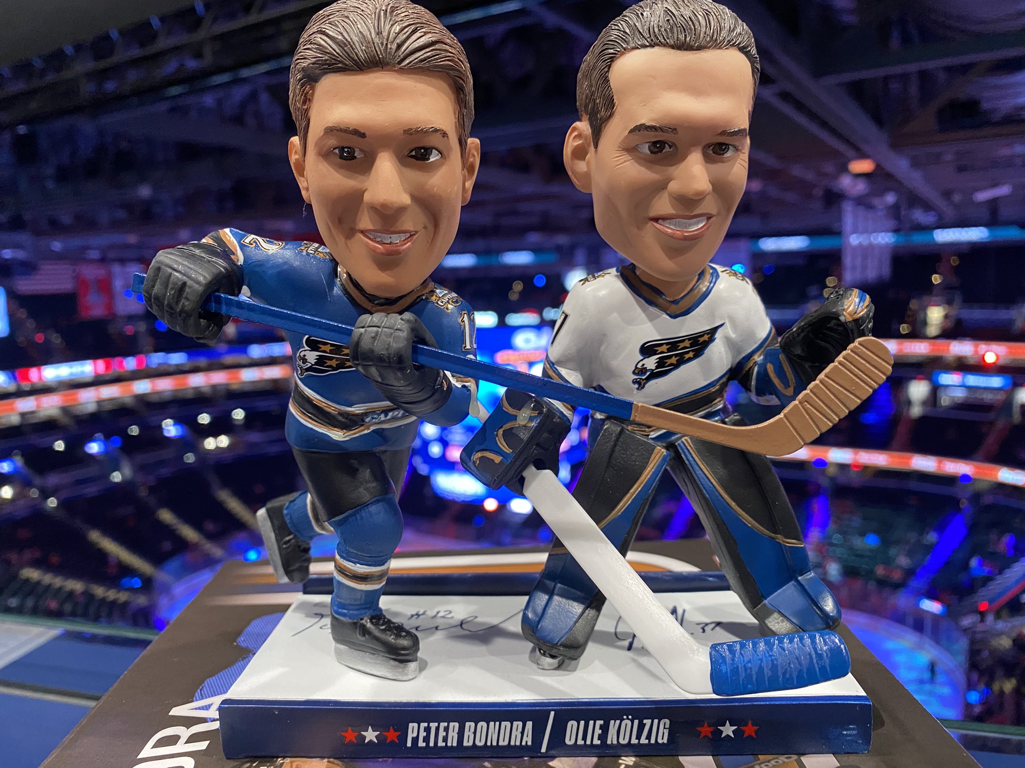 Peter Bondra & Olaf Kolzig bobblehead